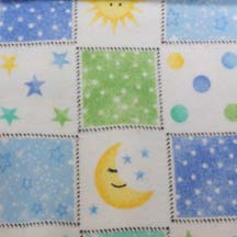 Sun & Moon Patch Blue