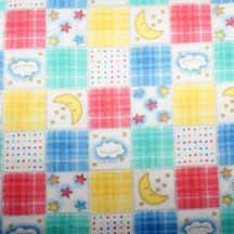 Squares, Moon, Stars, Clouds