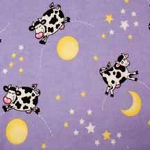Purple Cow Jumping Over The Moon